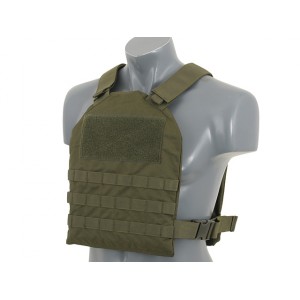 Simple Plate Carrier with Dummy Soft Armor Inserts - Olive [8FIELDS]